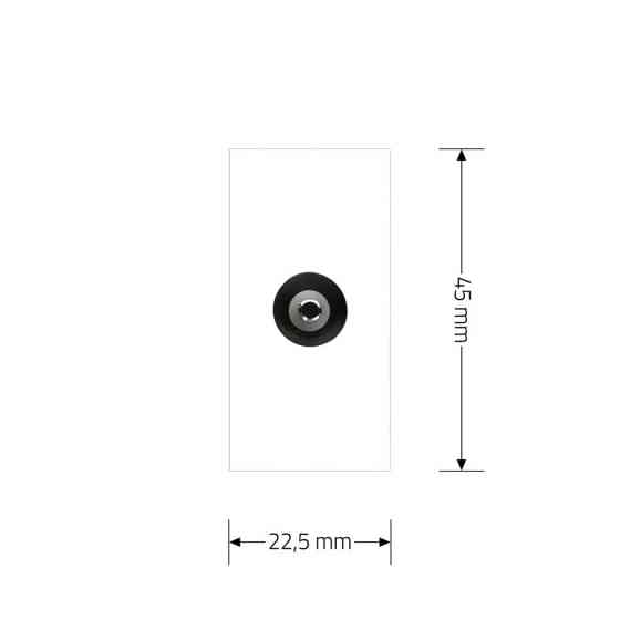 Телевізійна розетка LIVOLO, біла, модуль 0.5 поста, TV гніздо для антени / ресивера (VL-FCTV-1WP) Коломыя