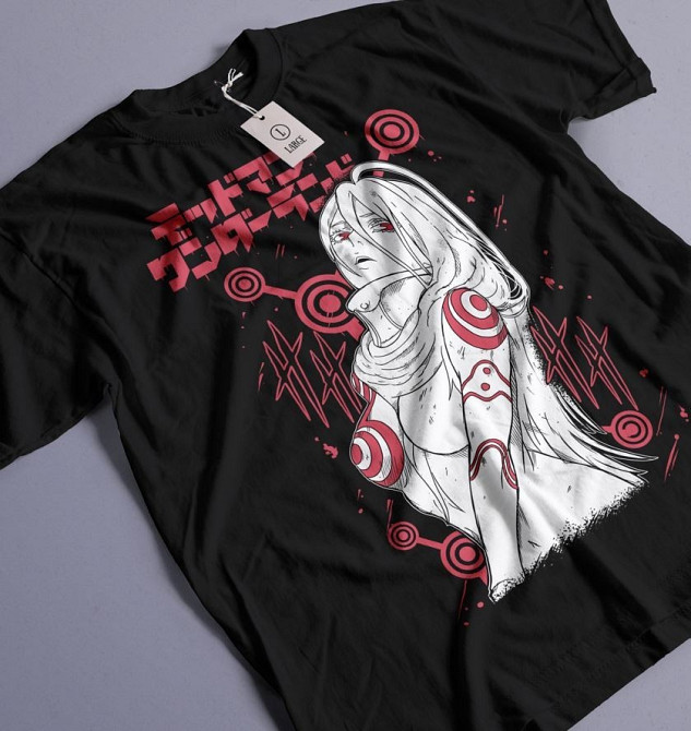 Футболка аниме Дандадан Вондерланд Вондерланд Момо оверсайз (S/M/L) Черний AnimeJ1050 Днепр - изображение 2