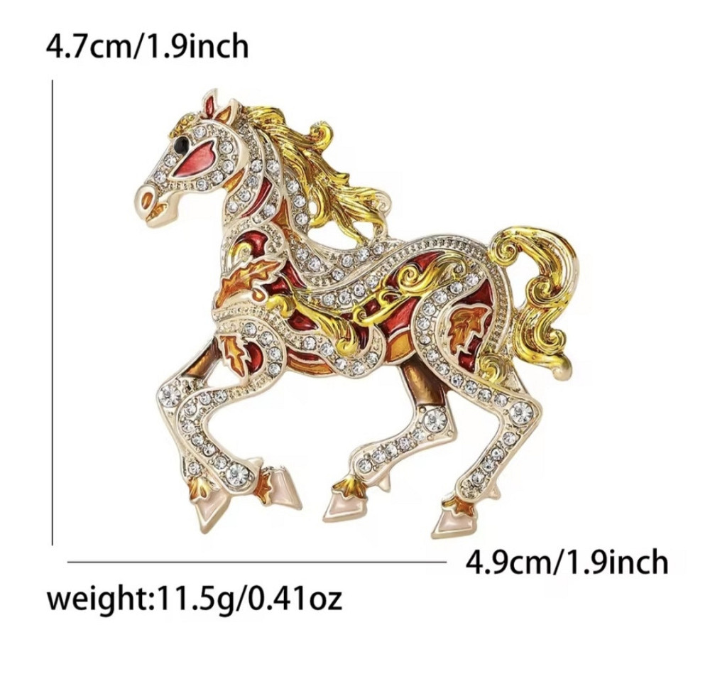 Брошка "Кінь" Сміла - фото 2