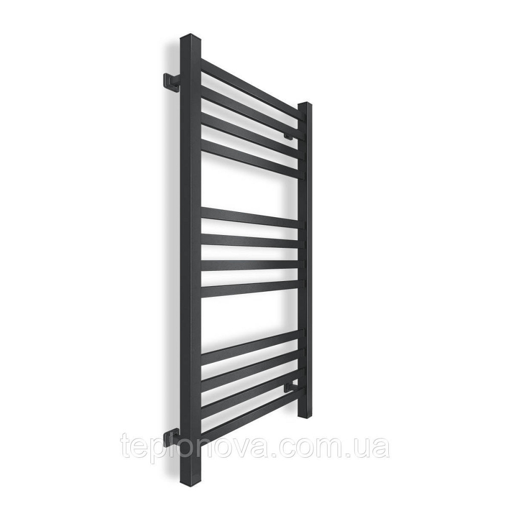 Водяной полотенцесушитель Авангард 500х1200, чёрный муар Черновцы - изображение 2