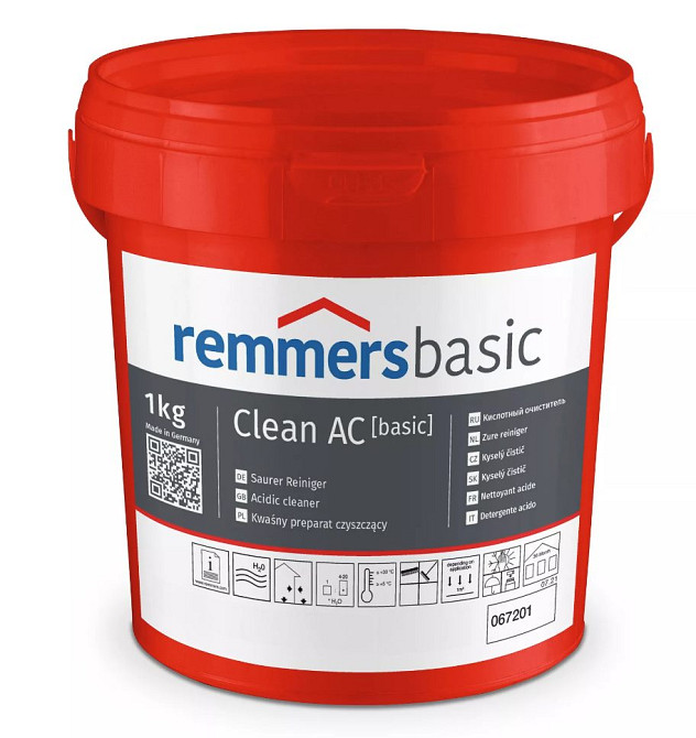 Кислота для видалення вапняних та цементних нальотів Remmers CLEAN AC 1 кг Киев - изображение 1