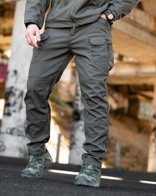 Міські тактичні штани MAXIMUS софтшел light grey ПП7982 Одеса - фото 2