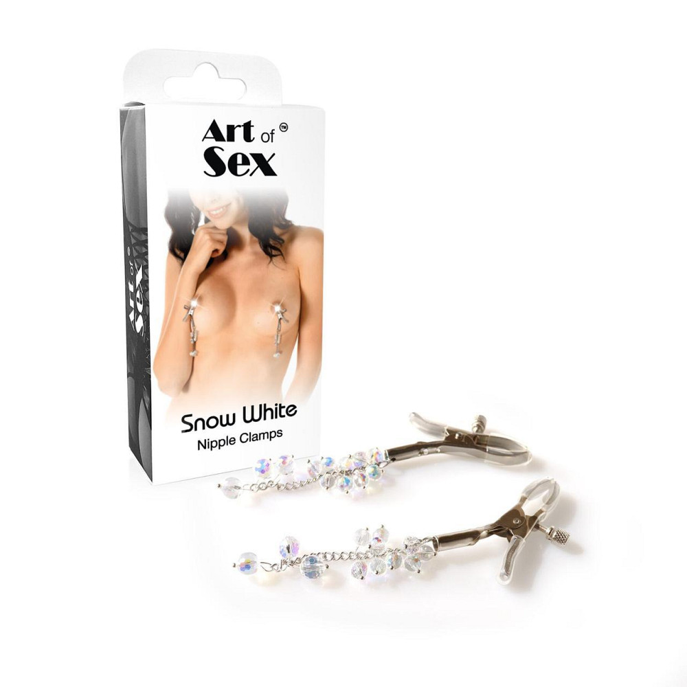 Затискачі для сосків Art of Sex Snow White Sex Aura Київ - фото 3