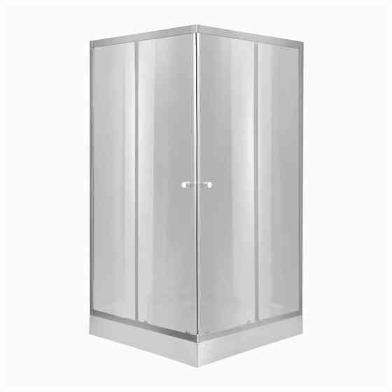Lidz Набор: Душевая кабина Wawel SC90x90.SAT.LOW.DGR, квадратная, стекло тонированное 4 мм + Душевой поддон Kapielka ST90x90x14 Киев