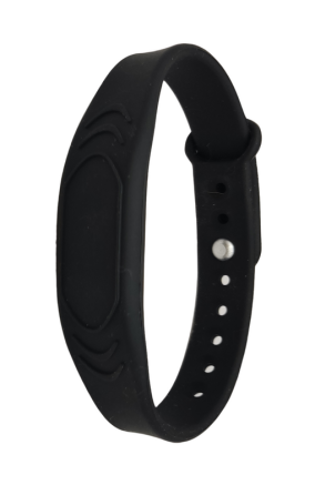 RFID браслет з чипом EM-Marin SEVEN R-63 чорний Київ