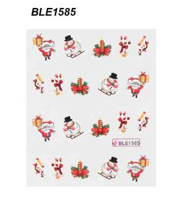 Новогодние наклейки на ногти Киев