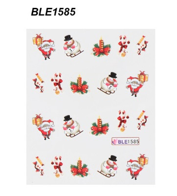 Новогодние наклейки на ногти Киев - изображение 1