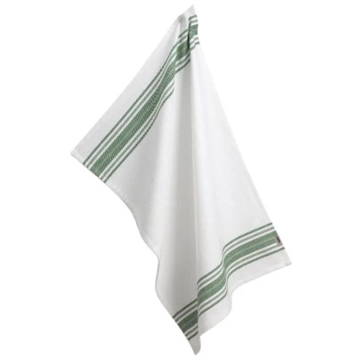Рушник Kela кухонний Cora, 70x50 см, білий в зелену смужку (12826) (00000027617) Вінниця - фото 1