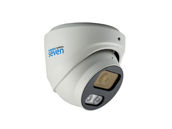 IP-відеокамера 5 Мп SEVEN IP-7215PA-DL white 2,8 мм з розумною подвійною підсвіткою Київ