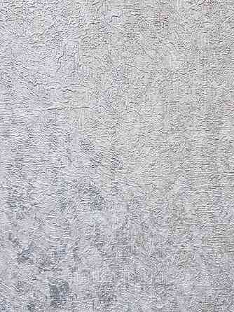 Шпалери вінілові на флізеліні Grandeco Anastasia метрові смуги розмиті під штукатурку сірі бежеві Київ