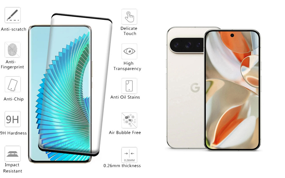 Защитное стекло HyperGlass Pro для Google Pixel 9, Pixel 9 Pro, Pixel 9 Pro XL – максимальная чувствительность Киев - изображение 2