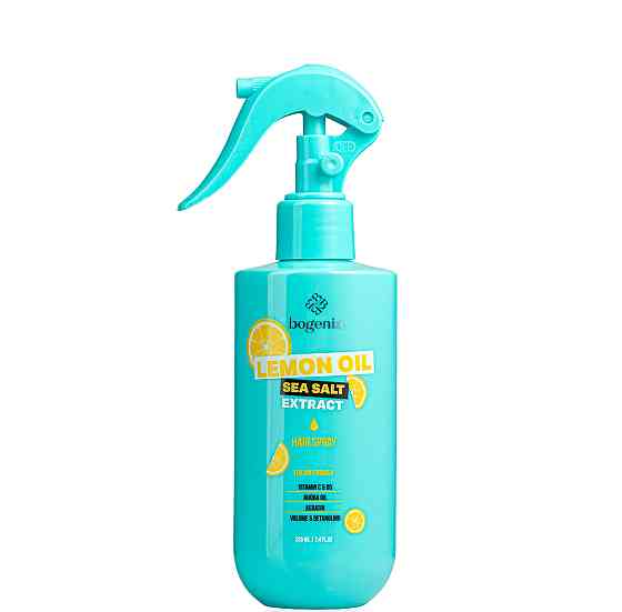 Спрей для волосся термозахист Bogenia Lemon Oil 220 мл професійний Запоріжжя