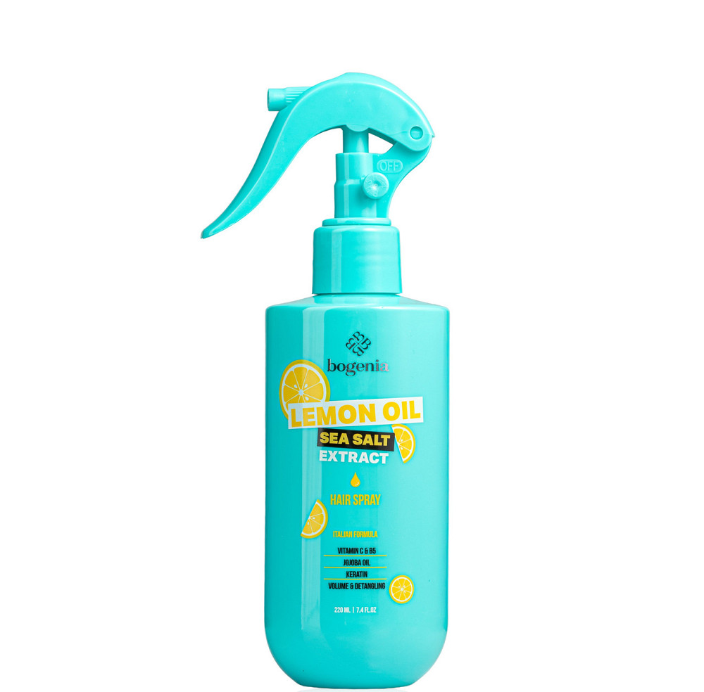 Спрей для волосся термозахист Bogenia Lemon Oil 220 мл професійний Запоріжжя - фото 1