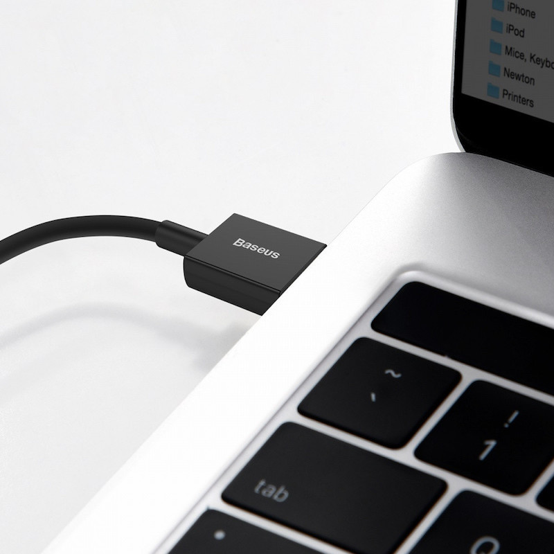 Кабель Baseus Superior Series USB - Lightning 2.4A 1m, цвет черный CALYS-A01 Одесса - изображение 6