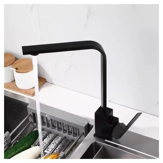 Смеситель для кухни WEZER PRO4A-02-BLACK черный Киев