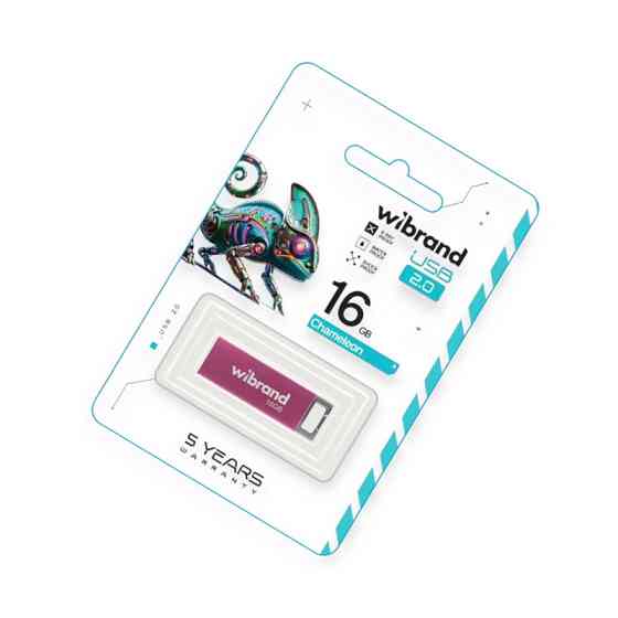 Флешка USB 2.0 16Gb Сhameleon pink Wibrand Мукачево