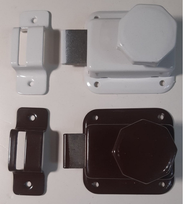 Засув для ванної кімнати білий "P-o" Київ - фото 1