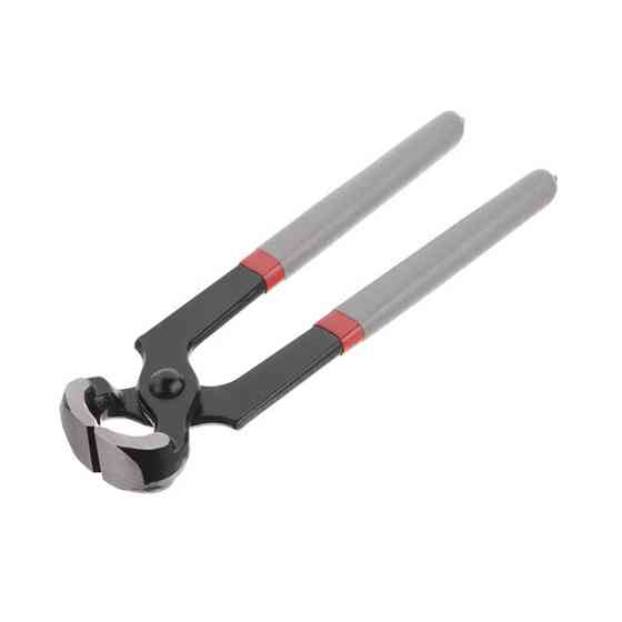 Кліщі торцеві для цвяхів, 200мм, C45, двошарові рукоятки INTERTOOL HT-0166 Київ