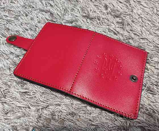Кожаная женская обложка для авто документов и ID-паспорта ST Leather Киев