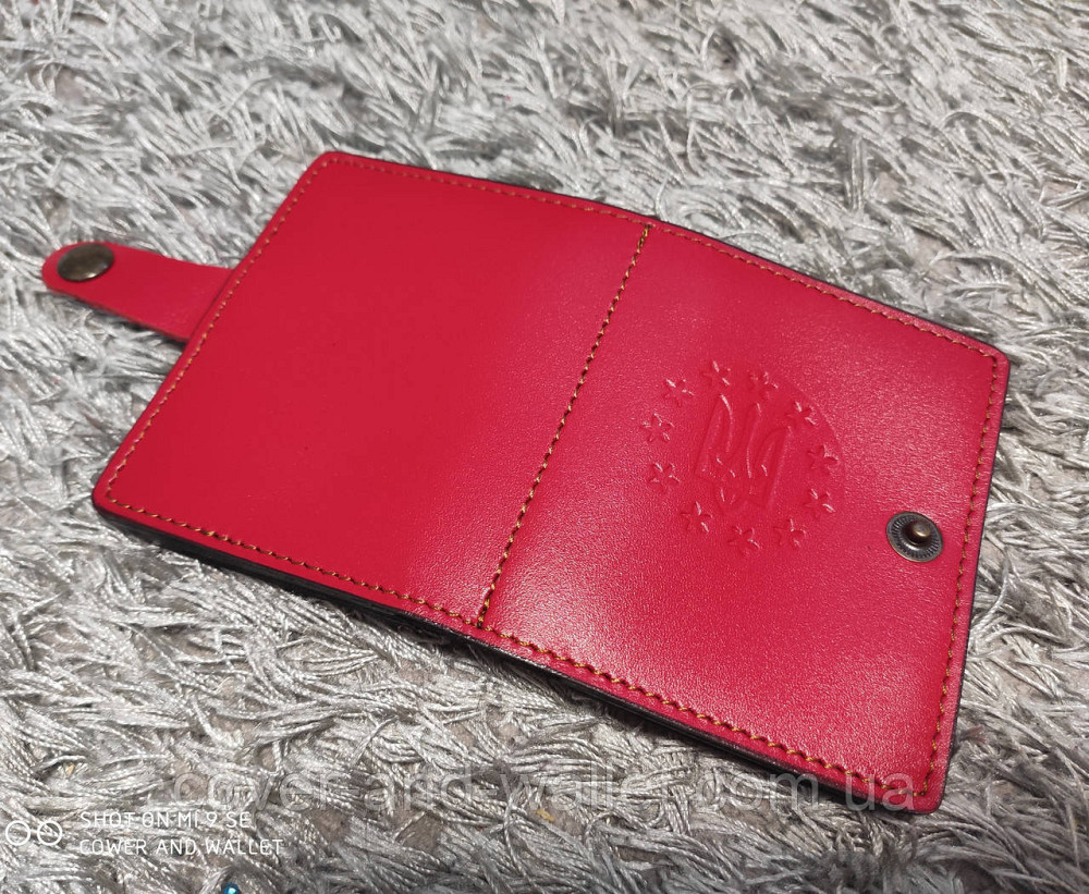 Кожаная женская обложка для авто документов и ID-паспорта ST Leather Киев - изображение 3