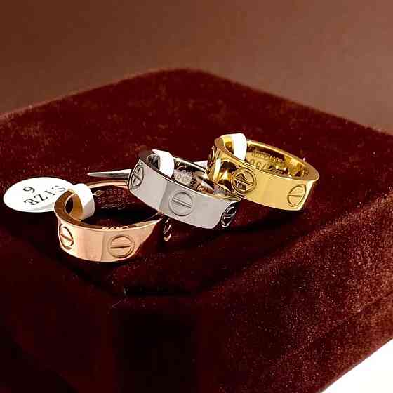 Брендовое кольцо Картье/Cartier позолота AU 750 Одесса