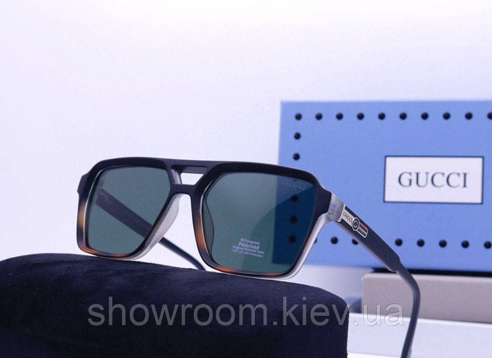 Чоловічі сонцезахисні окуляри з поляризацією GG (5106) leo Київ - фото 1