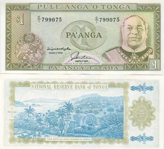 Тонга / Tonga 1 paanga 1992-95 Pick 25 UNC Полтава - изображение 1