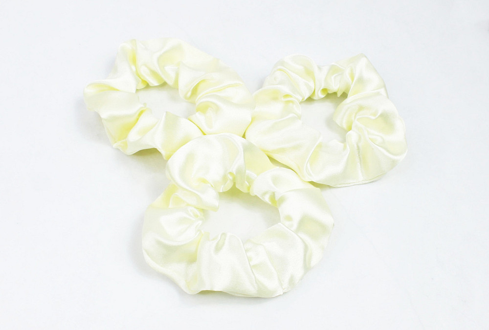 Гумка для волосся атласна Молочний Харків - фото 3