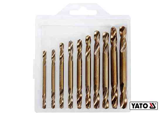 Свердла по металу 2-сторонні, шліфовані YATO : HSS 6542, Ø=3.0- 6.0 мм, 10 шт(DW) Одесса