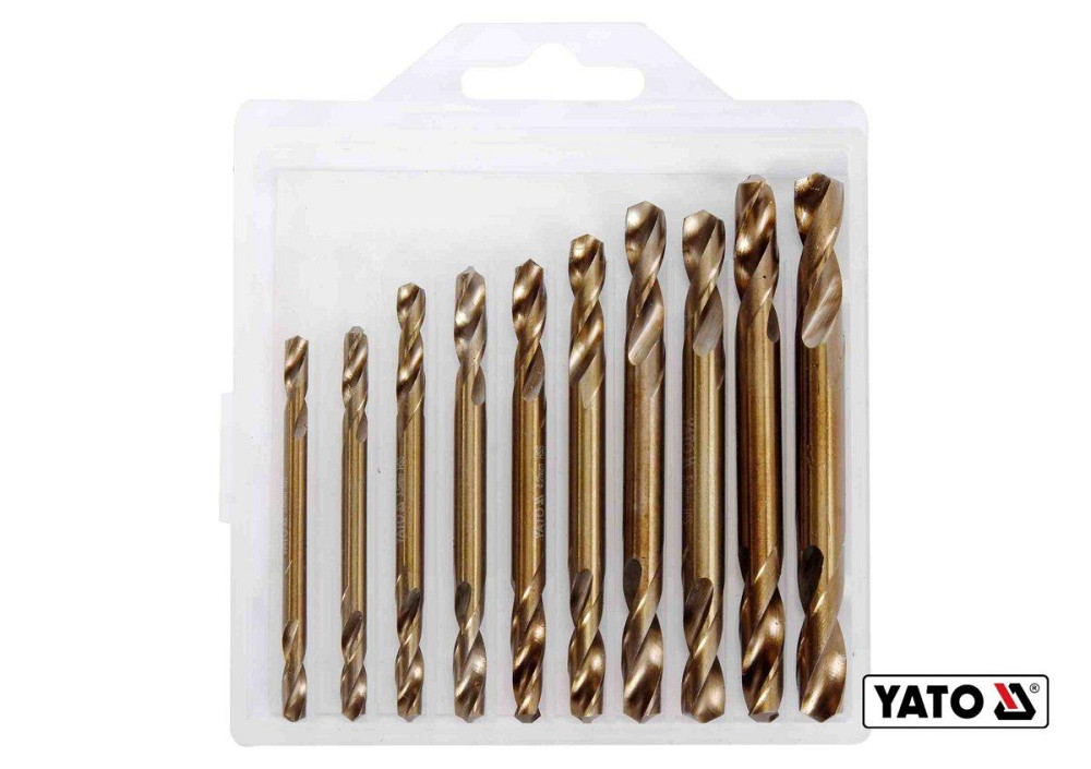 Свердла по металу 2-сторонні, шліфовані YATO : HSS 6542, Ø=3.0- 6.0 мм, 10 шт(DW) Одесса - изображение 1