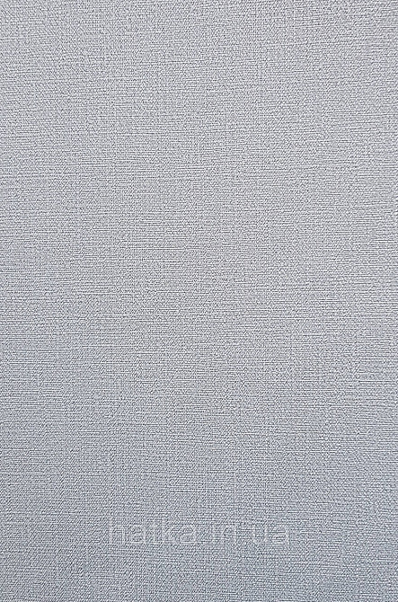 Шпалери вінілові на флізеліні Marburg Memoria 1.06х10 однотонні структурні під тканину льон блакитні Київ - фото 1