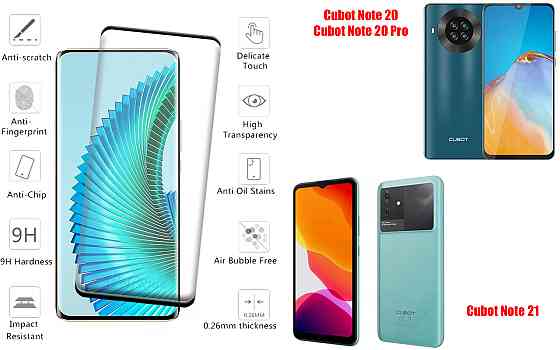 Захисне скло HyperGlass Pro для Cubot Note 20, Note 20 Pro, Note 21 – максимальна чутливість та захист Київ