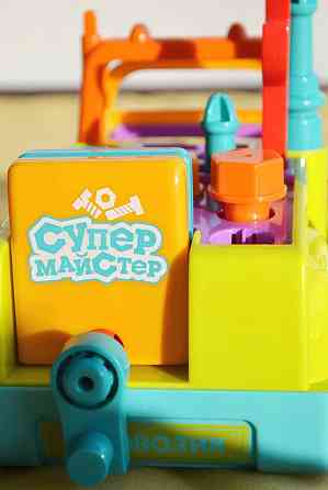 Машинка Конструктор с инструментами Музыкальная, Свет, открыв капот. Киев