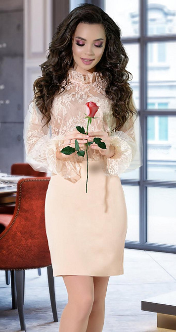 Красивое платье с гипюром Киев - изображение 1