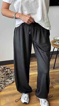 Женские прогулочные брюки из плюш велюра Черный, 42/44 Одесса