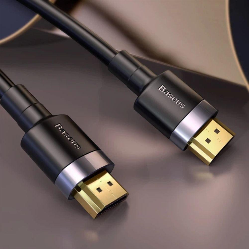 Кабель Baseus Cafule 4KHDMI Male To 4KHDMI Male Adapter Cable 5m Black Одесса - изображение 4