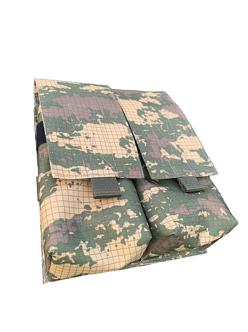 Підсумок під АК підвійний на 4 магазини, Molle, Кольори: Хижак, Олива, Піксель (виробник) Дніпро - фото 1