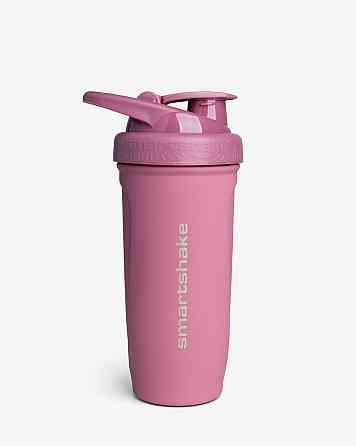 Шейкер спортивний SmartShake металевий Reforce Stainless Steel 30oz/900ml Deep Rose Кам'янське