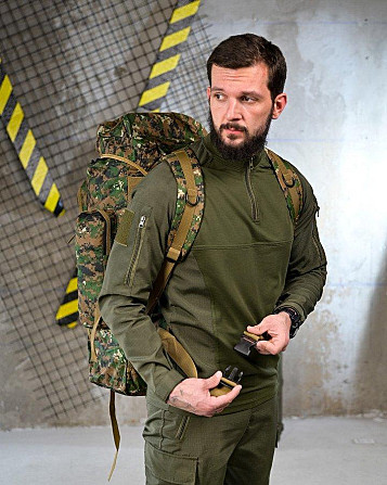 Рюкзак тактический 50л Darvall pixel green ПП4629 Киев - изображение 2