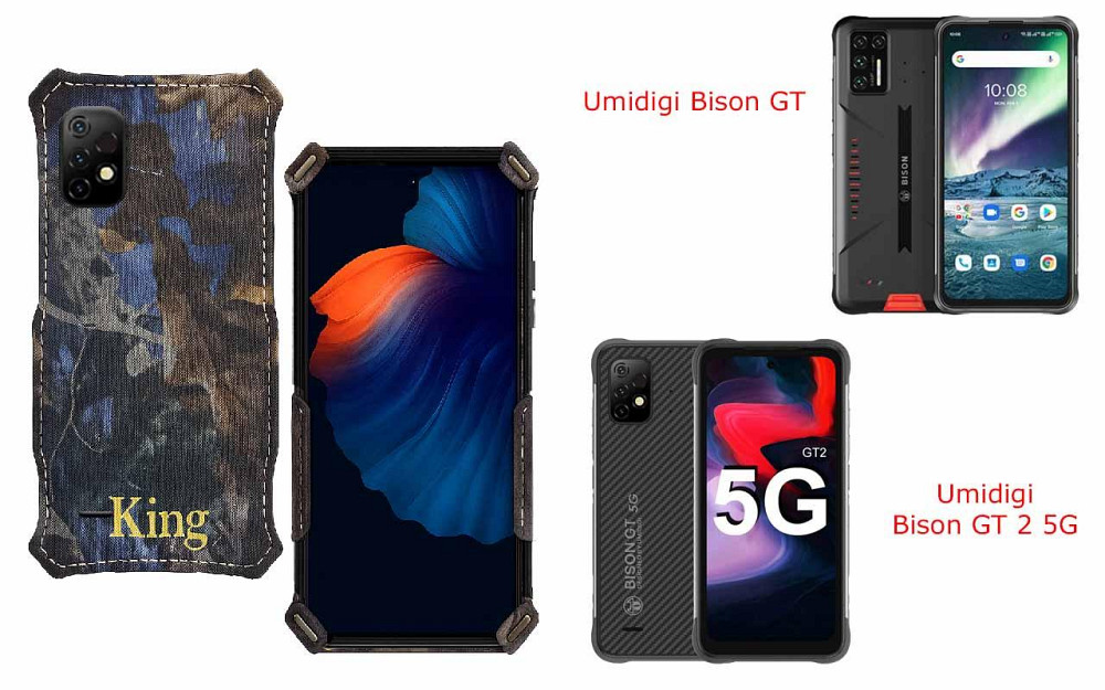 Бампер King для Umidigi Bison GT, Bison GT 2 5G, із посиленим корпусом, колір Граб Київ - фото 1