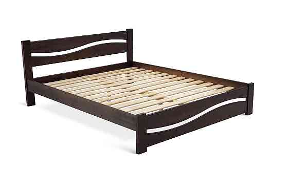 Дерев'яне двоспальне ліжко Волона. 120х200, Вільха, Сірий Харків