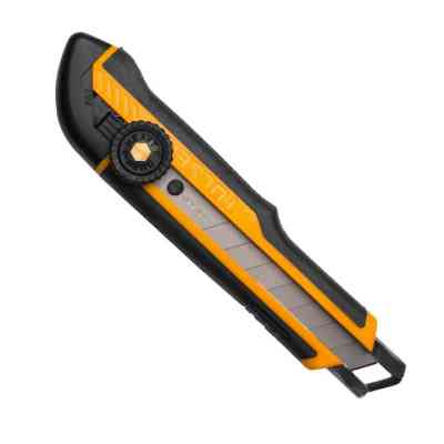 Нож монтажный Tolsen 18 мм сегментний з фіксатором (30092) Винница