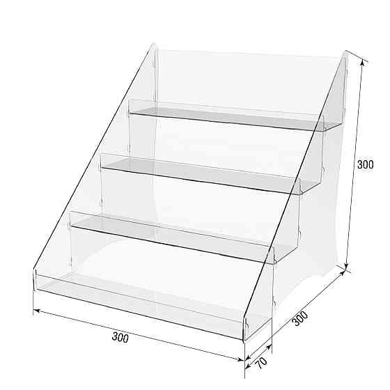 Товарна горка EKOSTAR на 4 полки 300х300х300 Київ