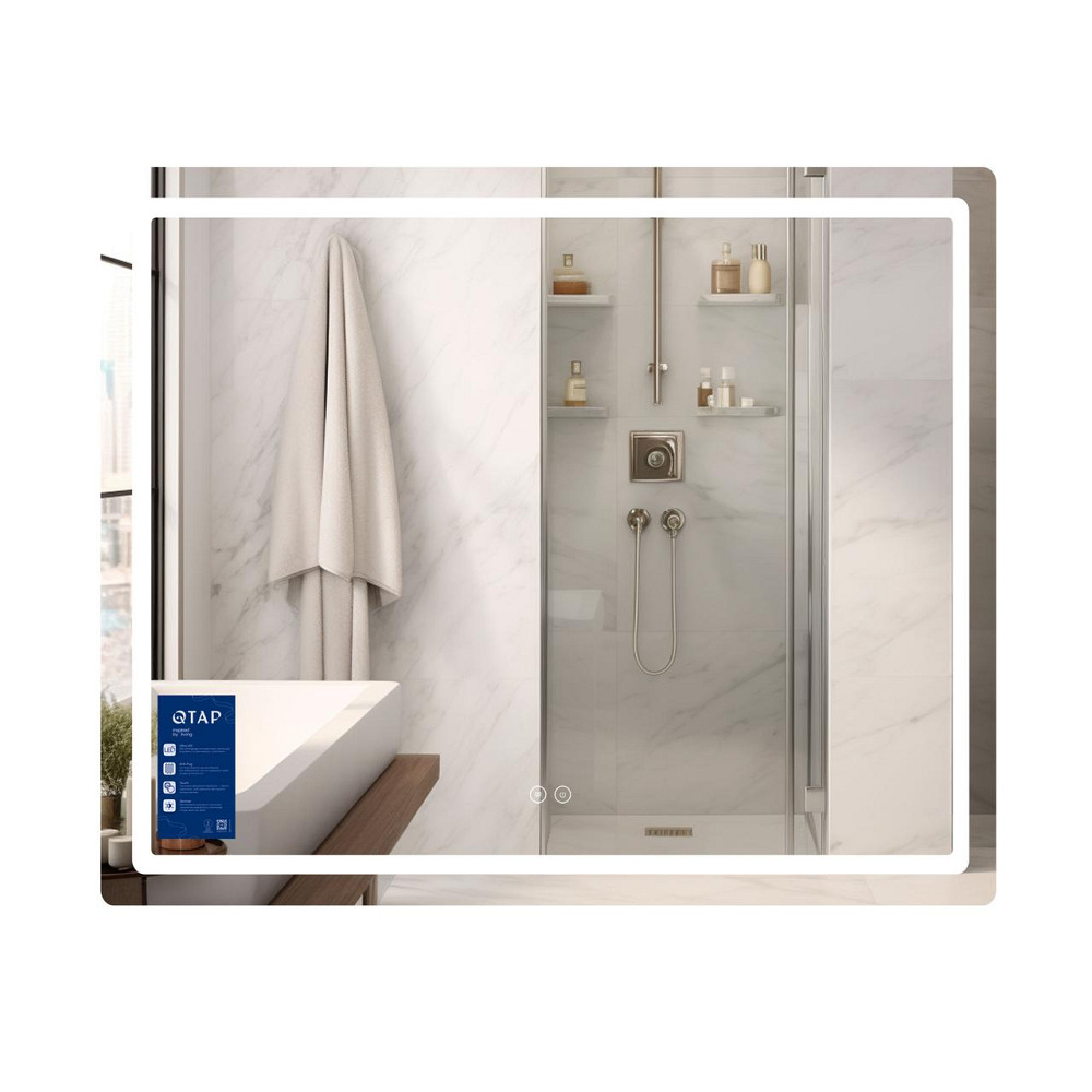 Дзеркало Qtap Mideya (MI2) 900х700 з LED-підсвіткою Touch, з антизапотіванням, з димером, рег. яскравості QT2078NCF9070 Київ - фото 7