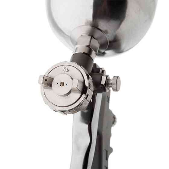 Фарбопульт пневматичний HP, форсунка: 1,5 мм, верхній металевий бачок: 600 мл, 5 бар INTERTOOL PT-0205 Київ