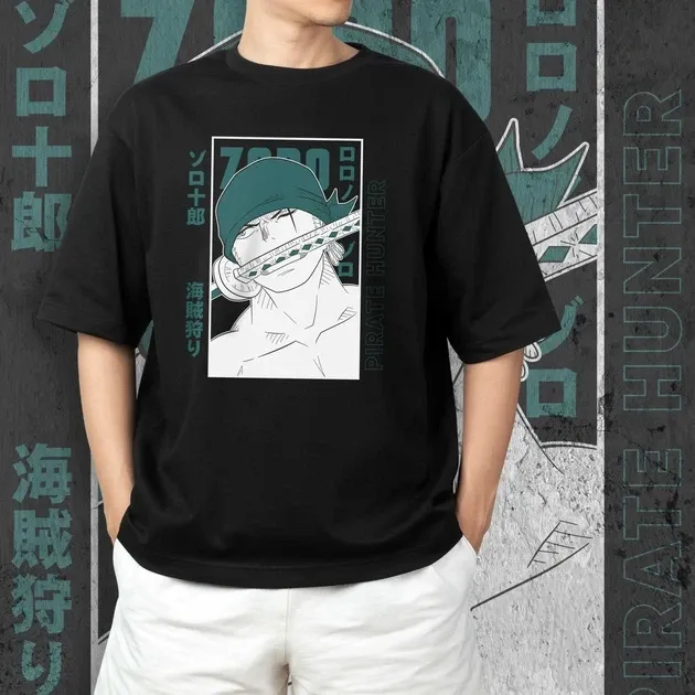 Футболка для підлітка хлопчика з принтом Ван Пис Zoro Black Розмір 160 Anime10195 Дніпро - фото 4