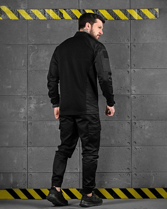 Літній тактичний костюм OBLIVION TRIPOD чорний ДЛ6452 Одеса - фото 3