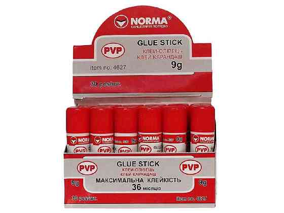 Клей-олівець 9г PVP 4627 ТМ NORMA   Solmir Київ
