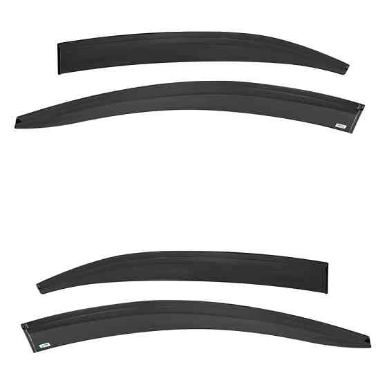 Дефлектори вікон (вітровики) Volkswagen Jetta VI 2010-2017, 4шт, SunPlex, седан, на скотчі Київ