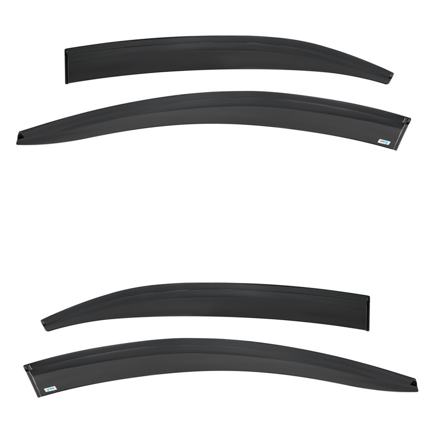 Дефлектори вікон (вітровики) Volkswagen Jetta VI 2010-2017, 4шт, SunPlex, седан, на скотчі Київ - фото 1